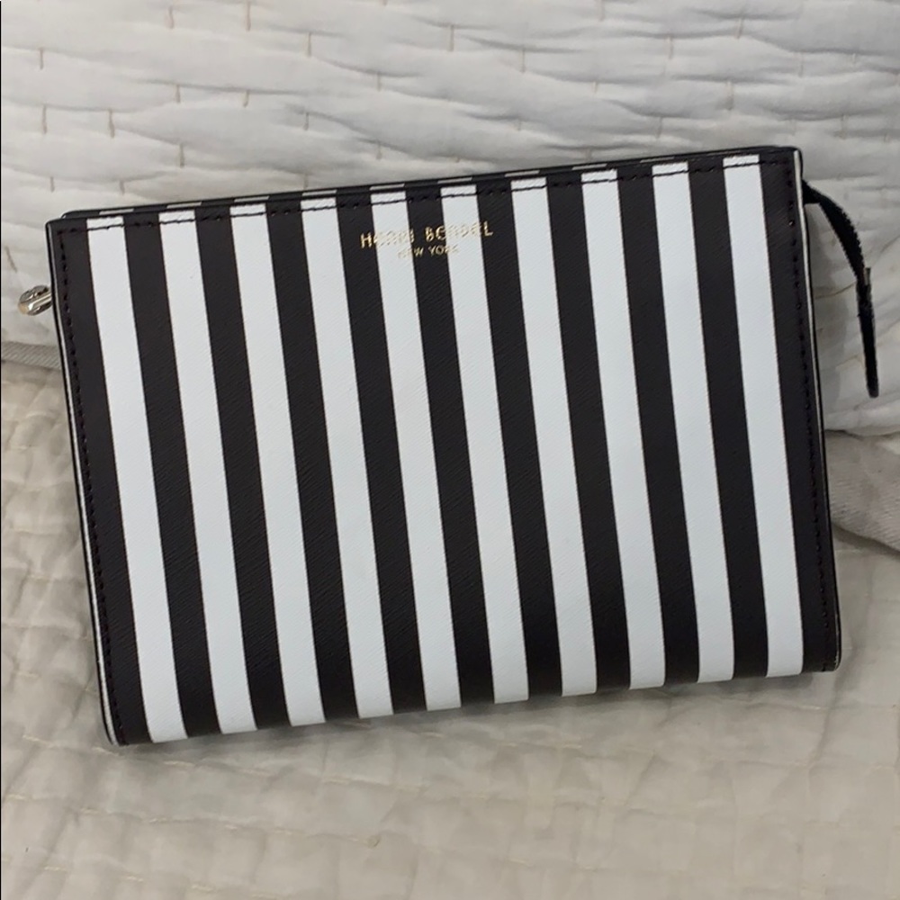 Henri Bendel Small Centennial Stripe Clutch